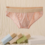 2 Pack Men’s Low-Rise Split-Side Bikini with Separate Pouch