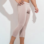 Men's U Convex 3/4 Length Modal Compression Pants