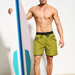 Men's Lightweight Moisture-Wicking Checkered Board Shorts