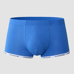 Men’s Letter Trim Applique Cotton Trunks