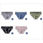 3 Pack Men's High-Elasticity Quick-Dry Pouch-Separated Briefs