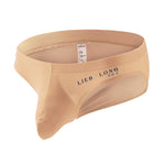 3 Packs of Men's Ice Silk Seamless Convex Pouch Briefs