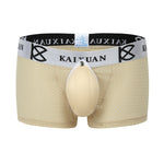 2 Pack Men's Detachable Boxer Briefs with Snap Closure and Contour Pouch