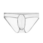 2 Pack Men's Ice Silk Breathable Sexy Low-Rise Anti-Odor Briefs
