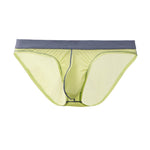 3 Pack Men's Cooling Airflow Second-Skin Feel Ice Silk Touch Briefs