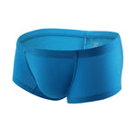 2 Pack Men's Soft U-Pouch Sexy Breathable Solid Color Trunks