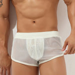 Men’s Sexy See Through Mesh Boxer Shorts