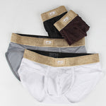 3 Pack Men's Quick-Dry Highly Elastic Briefs