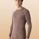 Men's Ultra-Soft Modal Second-Skin Warm-Touch Solid Color Cozy Thermal Sets