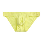 2 Pack Men's Low-Rise High-Cut Ribbed Cotton Bikini