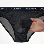 4 Pack Men's Stretch Fit Low-Rise Zero-Irritation Soft-Bound Edges Cooling Briefs