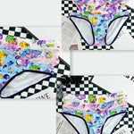 2-pack Men's Breathable Sports Cartoon Print Bikini