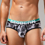 2 Pack Men's Stylish Prints Skin-Friendly & Stretch Fit Briefs