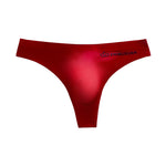 4-pack Men's Sexy Solid Color Letter Seamless Thong