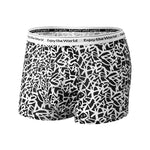 4 Pack Men's Ice Silk Printed Comfy Waistband Stretch Fit Trunks