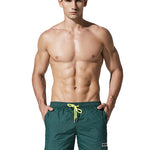 Men’s Neon Drawstring Swim Board Shorts