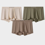 2 Pack Men's Ultra-Soft Cotton Antibacterial Seamless Comfort Trunks