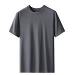 Men's Double-Faced Modal Crewneck Base Layer Casual Ultra-Soft Tagless T-Shirt