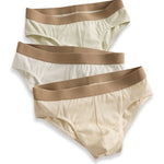4 Pack Men's Ultra-Soft Cotton Seamless Comfort Supportive Fit Briefs