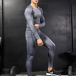 Men's Full Coverage Mesh Panel Quick-Dry Fabric Odor-Control Tops & Tights