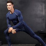 Men's Full Coverage Mesh Panel Quick-Dry Fabric Odor-Control Tops & Tights