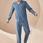 Men's Ultra-Soft Modal Solid Color Skin-Friendly Silky Touch Comfort Pajama Sets