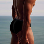 2 Pack Men's Trendy Seamless Waistband Ultra-Soft Fabric Stay-Put Fit Briefs