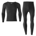 Men's Soft Seamless Thermal Sets With Fly