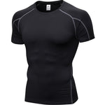 Men’s Simple Tight Short Sleeve