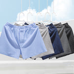2 Pack Men's Loose Fit Ultra-Soft Cotton Comfy Loungewear Shorts
