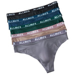 4 Pack Men's Trendy Design Solid Color Quick-Dry Breathable Thongs
