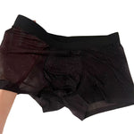 3 Pack Men's 10A Antibacterial Ice Silk Cooling Breathable Comfort Trunks