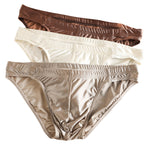 4 Pack Men's Premium Satin Breathable & Minimalist Cooling Briefs