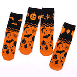 4 Pack Halloween Gift Socks Fun and Casual Cotton Crew Socks