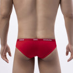 3 Pack Men's Cotton Ultra-Narrow Waistband Sexy Breathable Briefs