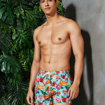 Men's Casual Breathable Print Beach Boxers