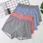 4 Pack Men's Side Slit Design Mid-Rise & Comfortable Home Shorts