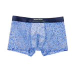 3 Pack Men's Leopard Print Seamless Hem & Comfortable Trunks