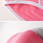 4 Pack Men's Rainbow Letter Belt Briefs