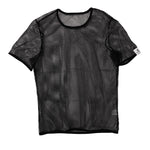 2 Pack Men's Breathable See-Through Hollow Design Loose-Fit Activewear Tops & Shorts