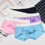 2 Pack Men's Contoured Pouch Sexy Trunks