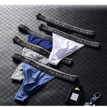 3 Pack Men's Modal U-Pouch Mid-Rise Thongs