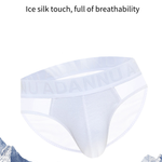 2-pack Men's Sexy Semi-transparent Ribbed Briefs