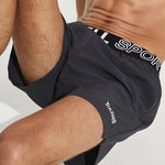 Men's Loose Fit Sporty Cut Quick-Dry Fabric Chafe-Free Design Activewear Shorts
