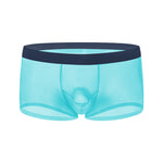 2 Pack Men's Ice Silk Separated Pouch Breathable Stretch Fit Trunks