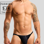 3-pack Men's Sexy Breathable U-convex Big Pouch Bikini