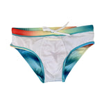 Men's Gradient Swim Briefs Sexy Bikini