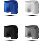 3 Pack Men's Cool Ice Silk Mesh Seamless Comfort Trunks
