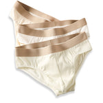 4 Pack Men's Ultra-Soft Cotton Seamless Comfort Supportive Fit Briefs