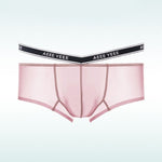 Men's Transparent Ice Silk Waistband Separate Briefs